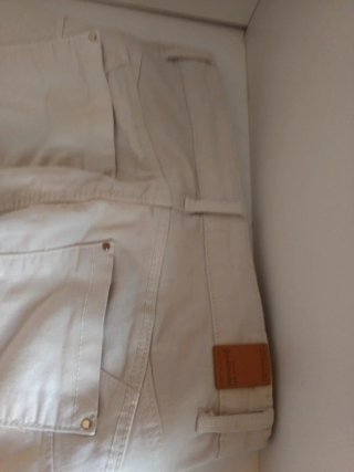 Pantalón mujer beige