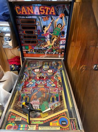 Pinball Canasta '86 para reparar