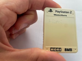 Ps2 Memory Card 8MB Hori Bianca Magic Gate Playsta