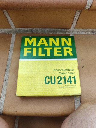 Filtro habitáculo MANN CU2141