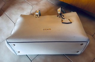 Borsa Liu Jo bianca e oro