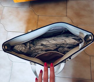 Borsa Liu Jo bianca e oro