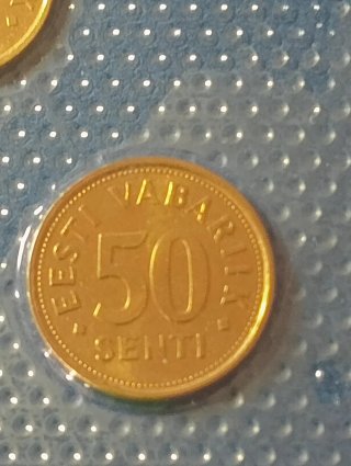 Monete Estonia 10, 20, 50 Senti