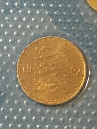 Monete Estonia 10, 20, 50 Senti