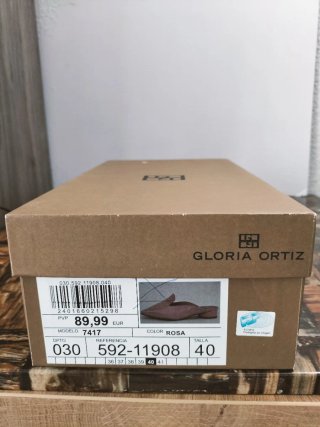 Zapatos destalonados Gloria Ortiz rosas