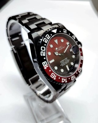 Reloj Automático NH35 JAJ Black Cherry 40mm