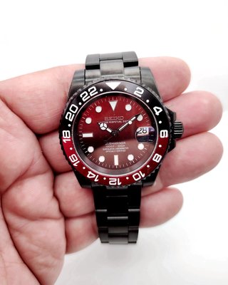 Reloj Automático NH35 JAJ Black Cherry 40mm