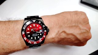 Reloj Automático NH35 JAJ Black Cherry 40mm