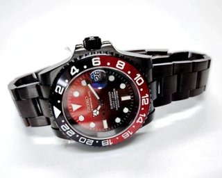 Reloj Automático NH35 JAJ Black Cherry 40mm