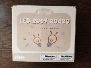 Tablero Montessori 10 Interruptores y 19 Leds.