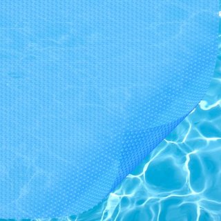 Cubierta Solar para Piscina, Manta Solar Rectangular de 40 x 20 pies para Piscinas, Cubierta Solar para Piscina Inground Above Ground, Cubiertas Solares de 16 mil Azul