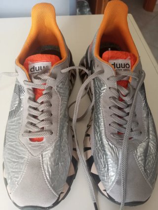 Scarpe DUUO 42 Argento Arancio