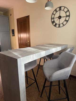 Penisola tavolo alto Mobili Fiver 180x60