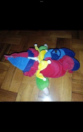 Payaso de peluche con música