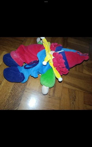 Payaso de peluche con música