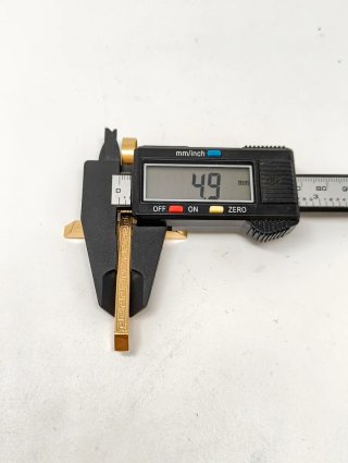 Colgante Cruz grande Oro 18kt grecas talladas