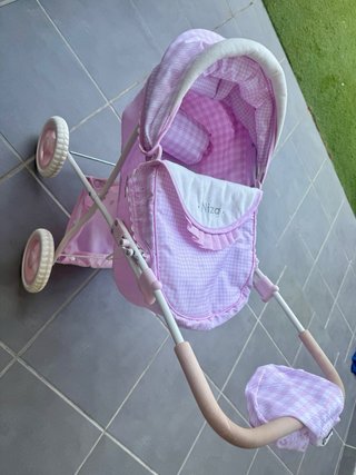 Cochecito de muñecas Niza rosa