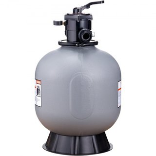 Filtro a sabbia da 22 pollici, flusso fino a 55 GPM, sistema di filtrazione per piscina fuori terra con valvola multi-porta a 7 vie, funzioni di filtraggio, lavaggio a controcorrente...