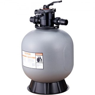 Filtro a sabbia da 22 pollici, flusso fino a 55 GPM, sistema di filtrazione per piscina fuori terra con valvola multi-porta a 7 vie, funzioni di filtraggio, lavaggio a controcorrente...