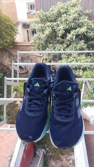 Zapatillas Adidas Deportivas Azul/Verde Talla 41.5