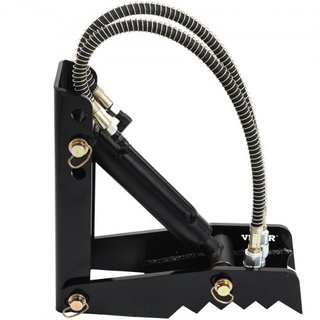 Pulgar Hidráulico para Retroexcavadora, 45.72 cm 12.70 mm de Grosor Pulgar de Excavadora de Alta Resistencia, Accesorios de Pulgar de Acero Negro Soldados con Cilindro Hidráulico, Pulgar Hidráulic...