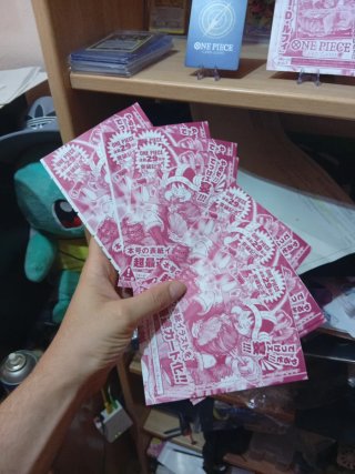 Carta Monkey D. Luffy 29 Aniversario