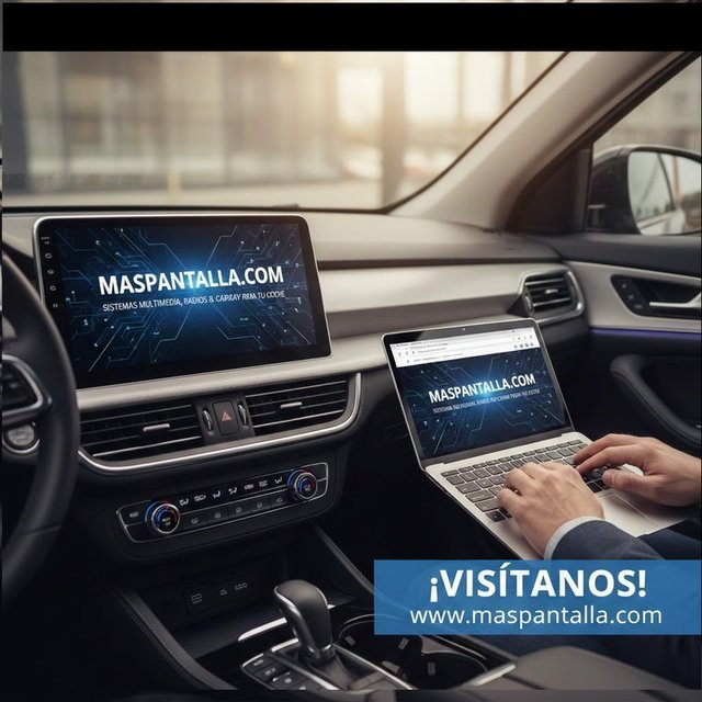 Pantalla Peugeot RIFTER y PARTNER con Carplay