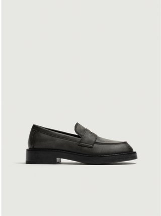 Mocasines Zara gris oscuro