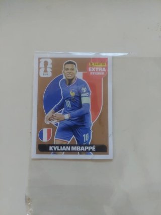 Cromo Panini Kylian Mbappé Extra Mundial