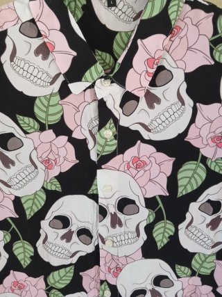 Camicia Uomo Stile Gothic/Rock nuova