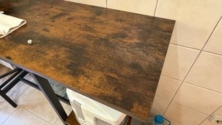 Mesa Bar Cocina Madera y Metal