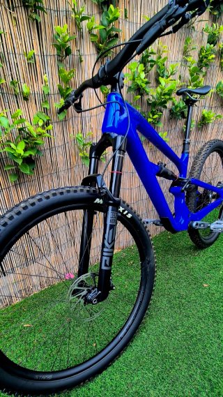 29" Bicicleta de montaña doble suspensión carbono