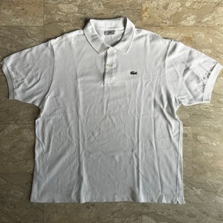 Polo Lacoste Bianco Uomo xxl
