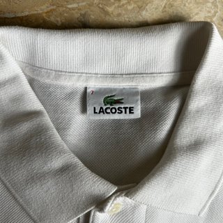 Polo Lacoste Bianco Uomo xxl
