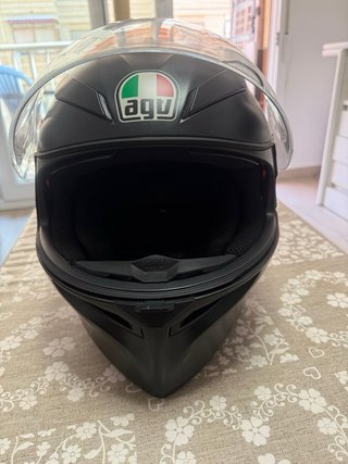 Casco Integral Moto AGV Gris Talla M/L