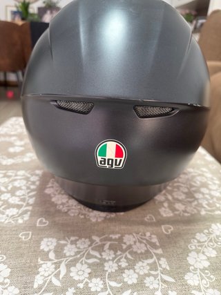 Casco Integral Moto AGV Gris Talla M/L