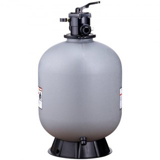 Filtro a sabbia, 24 pollici, portata fino a 65 GPM, sistema di filtraggio a sabbia per piscina fuori terra con valvola multiporta a 7 vie, funzioni di filtraggio, Cont Wash