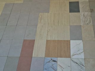 Muestras de porcelánico
