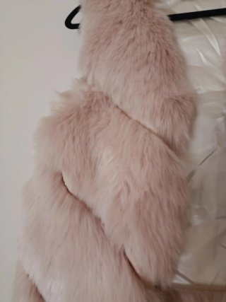 Chaleco pelo sintético rosa FREEPLUME Talla S/M