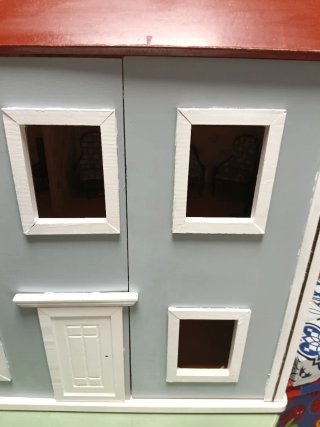 Casa de muñecas grande de madera