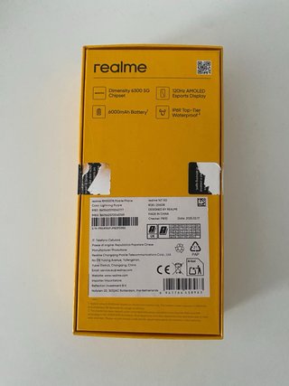 Realme 14T 5G 8GB+256GB Amarillo. Nuevo a estrenar