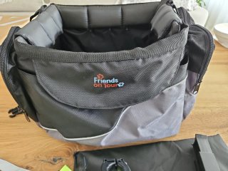 Bolsa para perro para bicicleta