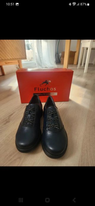 Zapatos Fluchos Mujer Negros Sin Estrenar