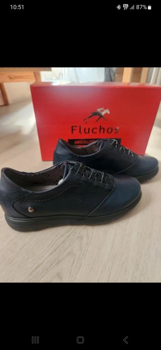Zapatos Fluchos Mujer Negros Sin Estrenar