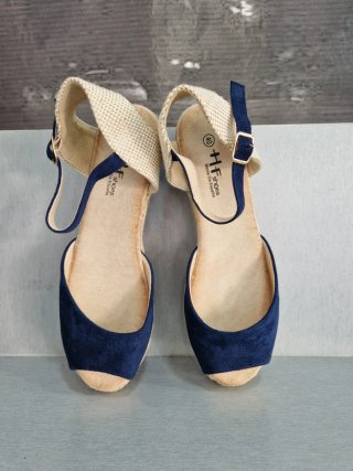 Sandalias cuña marino talla 40 nuevas