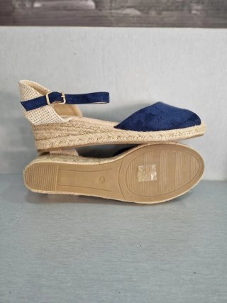 Sandalias cuña marino talla 40 nuevas