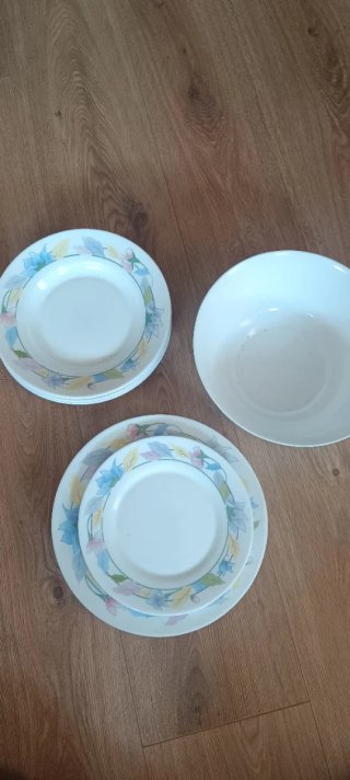 Juego Vajilla Vintage Porcelana Flores