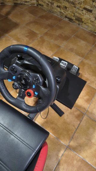 Silla Gamer Cobra con Volante y Pedales