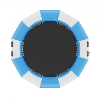 Bouncer de Agua Inflable, Trampolín Recreativo de Agua de 13 pies, Plataforma de Salto Portátil con Escalera de 3 Pasos y Bomba de Aire Eléctrica, Rebotador Flotante para Niños y Adultos para Pisc...