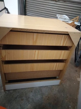 Cajonera de madera